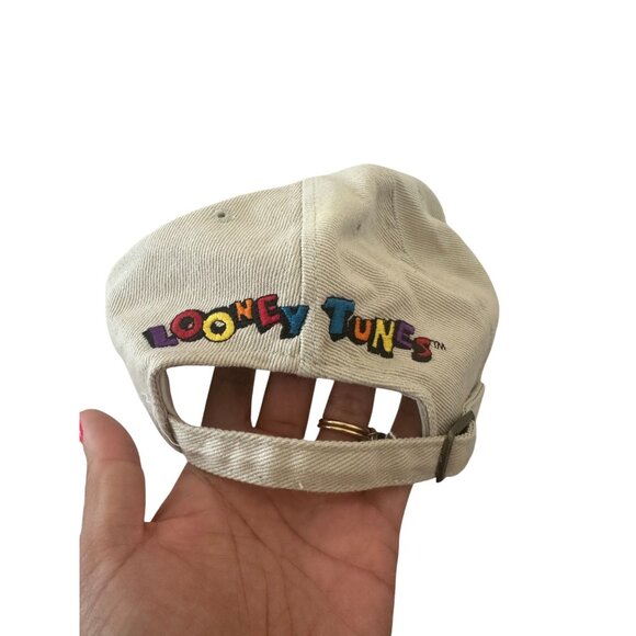 LOONEY TUNES OTSC Vintage Beige Character Baseball Hat Cap - Picture 3 of 5